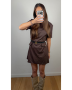 Toor donkerbruin jurkje