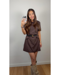 Toor donkerbruin jurkje