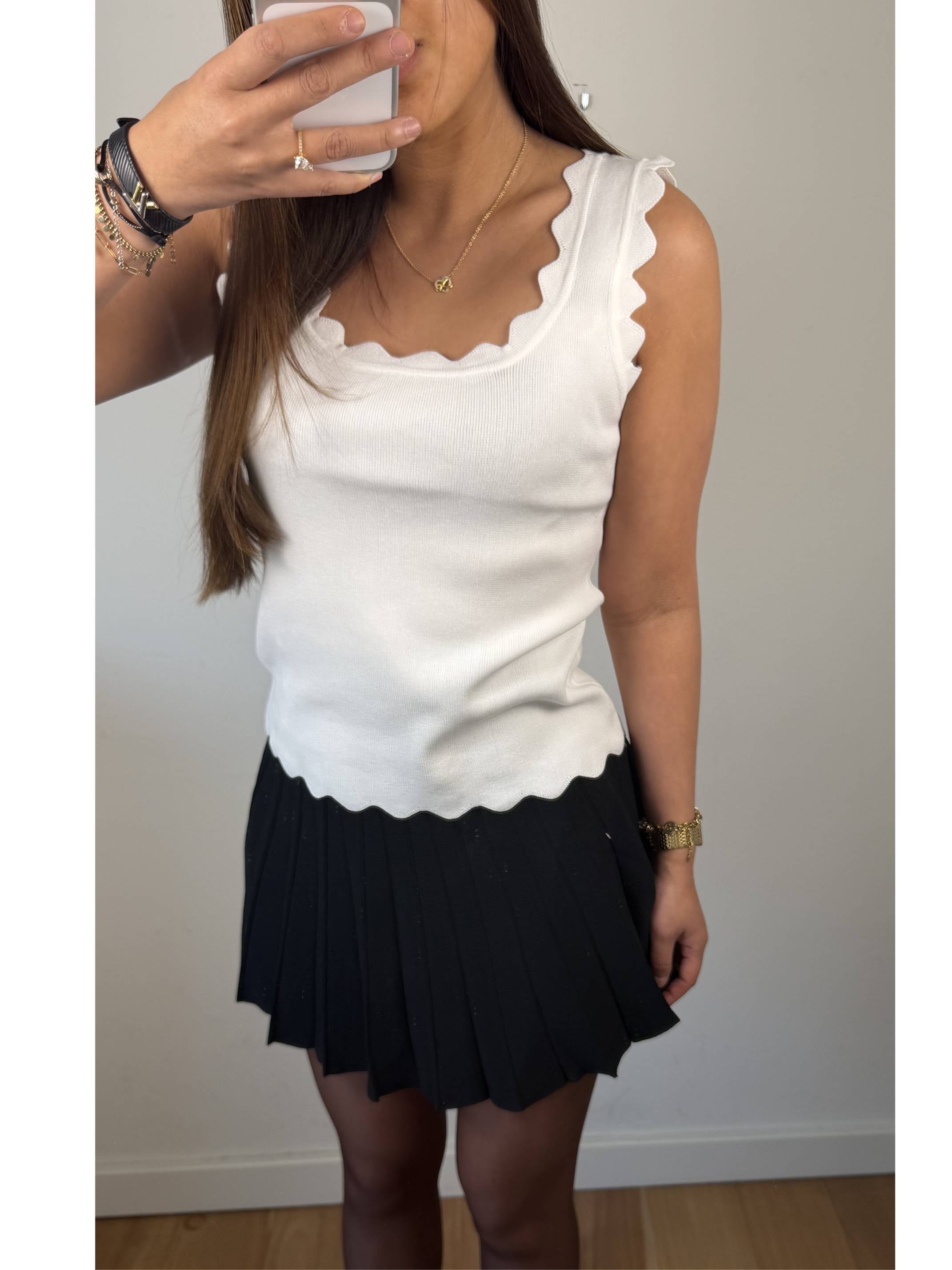 Toor wit basic top
