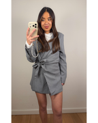 Toor blazer grijs jurkje