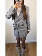 Toor blazer grijs jurkje